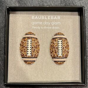 Baublebar football tailgate earrings